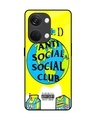 Shop Anti Social Club Premium Glass Case for OnePlus Nord 3 5G (Shock Proof, Scratch Resistant)-Front