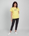 Shop Antisocial Butterfly Boyfriend T-Shirt Pastel Yellow-Design