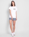 Shop Antisocial Butterfly Boyfriend T-Shirt White-Design