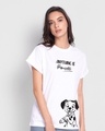 Shop Anything is pawsible Boyfriend T-Shirt-Front