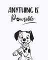 Shop Anything is pawsible Boyfriend T-Shirt-Full