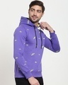 Shop Men's Blue All Over Printed Hoodies-Design