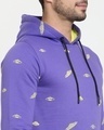 Shop Men's Blue All Over Printed Hoodies