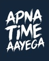 Shop Apna Time Ayega Round Neck 3/4th Sleeve T-Shirt-Full