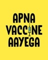 Shop Apna Vaccine Aayega Boyfriend T-Shirt-Full