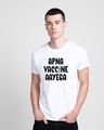 Shop Apna Vaccine Aayega Half Sleeve T-Shirt-Front