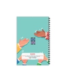 Shop Apni Toh Gaali Par Bhi Taali Padti Designer Notebook (Soft Cover, A5 Size, 160 Pages, Ruled Pages)-Design