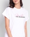 Shop Apparently Dramatic Boyfriend T-Shirts White-Front