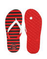 Shop Red And Black Striped Comfort Flip Flop For Women.-Full