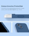 Shop Apple iPhone 14 Blue Liquid Silicone Case With Magsafe-Full