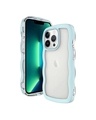 Shop Apple iPhone 14 Pro Light Blue Wavy Silicone Case-Front