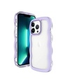 Shop Apple iPhone 14 Pro max Purple Wavy Silicone Case-Front