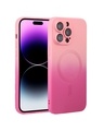 Shop Apple iPhone 14 Pro Pink Gradient Liquid Silicone Case With Magsafe-Front