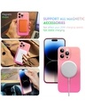 Shop Apple iPhone 14 Pro Pink Gradient Liquid Silicone Case With Magsafe-Full