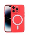 Shop Apple iPhone 14 Pro Red Liquid Silicone Case With Magsafe-Front