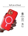 Shop Apple iPhone 14 Pro Red Liquid Silicone Case With Magsafe-Design