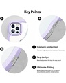 Shop Apple iPhone 14 Purple Wavy Silicone Case-Design