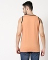Shop Apricot Orange Contrast Binding Round Neck Vest-Full