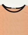 Shop Apricot Orange Contrast Binding Round Neck Vest