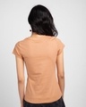 Shop Apricot Orange Half Sleeve T-shirt-Design