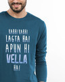 Shop Apun Hi Vella Full Sleeve T-Shirt-Front