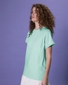 Shop Aqua Green Boyfriend T-Shirt-Design