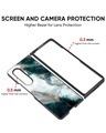 Shop Aqua Green Marble Premium Glass Case for Samsung Galaxy Z Fold4 5G (Shock Proof, Scratch Resistant)-Full