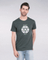 Shop Arc Reactor Never Quit Glow In Dark Half Sleeve T-Shirt (AVEGL) -Front