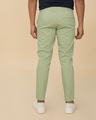 Shop Arca Green Slim Fit Cotton Chino Pants-Design