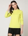 Shop Women's Arcade Green Sweater-Front