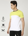 Shop Arcade Green Half Sleeve Color Block T-Shirt-Design