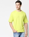 Shop Arcade Green Interlock Half Sleeve T-Shirt-Front
