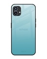 Shop Arctic Blue Premium Glass Case For Nothing Phone (1) (Shock Proof,Scratch Resistant)-Front