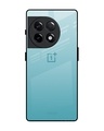 Shop Arctic Blue Premium Glass Case For OnePlus 11R 5G (Shock Proof, Scratch Resistant)-Front