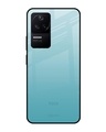 Shop Arctic Blue Premium Glass Case For Poco F4 5G (Shock Proof,Scratch Resistant)-Front
