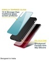 Shop Arctic Blue Premium Glass Case For Vivo V25 (Shock Proof,Scratch Resistant)-Design