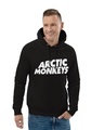 Shop Men's Black Arctic Monkeys Print Regular Fit Hoodie-Design