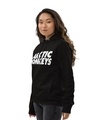 Shop Women's Black Arctic Monkeys Print Regular Fit Hoodie-Design