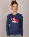 Shop Ariel Food Fleece Light Sweatshirts (DL)-Front