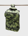 Shop Army Camo Printed Drawstring Laptop Bag-Front