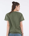 Shop Army Green Boyfriend T-Shirt-Design