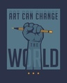 Shop Art Can Change The World Full Sleeve T-Shirt-Full
