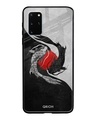 Shop Art Printed Premium Glass Cover For Samsung Galaxy S20 Plus(Impact Resistant, Matte Finish)-Front