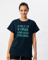 Shop Assi Nahi Sudharna Boyfriend T-Shirt-Front
