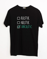 Shop Astik Nastik Half Sleeve T-Shirt-Front
