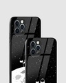 Shop Astronaut On Moon Premium Glass Case for Apple iPhone 12 Pro Max-Design