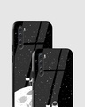 Shop Astronaut On Moon Premium Glass Case for OnePlus Nord-Design
