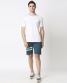 Shop Atlantic Deep Men's Solid One Side Printed Strip Shorts