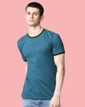 Shop Atlantic Deep Round neck Varsity H/S T-shirt-Front