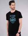Shop Attitude Aur Swag Half Sleeve T-Shirt-Front